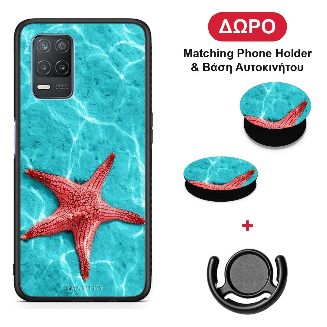 Red Starfish - Realme 8 5G θήκη + Δώρο Phone Holder & Βάση Αυτοκινήτου