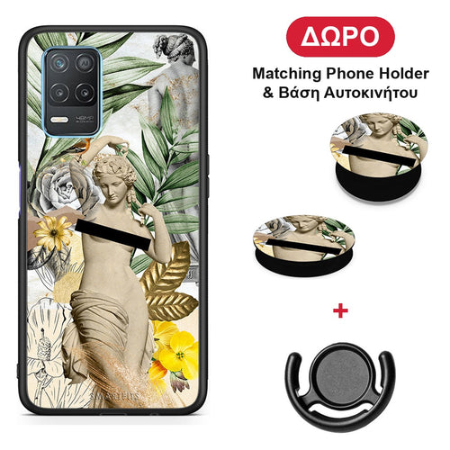 Woman Statue - Realme 8 5G θήκη + Δώρο Phone Holder & Βάση Αυτοκινήτου