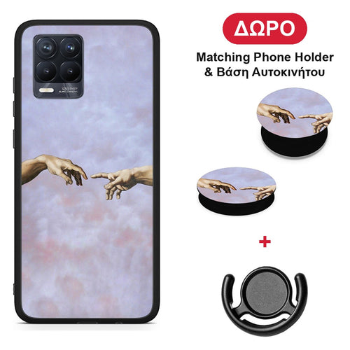 Adam Hand - Realme 8 / 8 Pro θήκη + Δώρο Phone Holder & Βάση Αυτοκινήτου