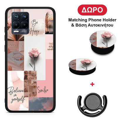 Aesthetic Collage - Realme 8 / 8 Pro θήκη + Δώρο Phone Holder & Βάση Αυτοκινήτου