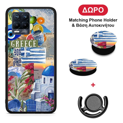 All Greek - Realme 8 / 8 Pro θήκη + Δώρο Phone Holder & Βάση Αυτοκινήτου