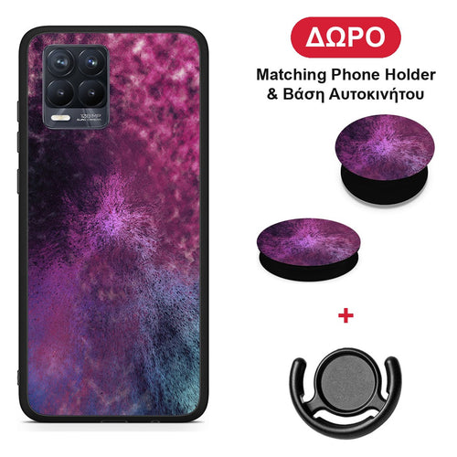 Galactic Aurora - Realme 8 / 8 Pro θήκη + Δώρο Phone Holder & Βάση Αυτοκινήτου