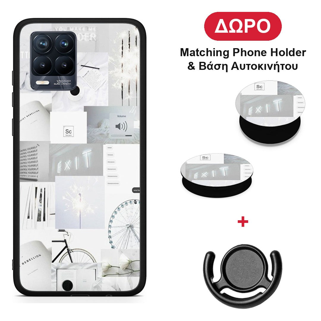 Collage Make Me Wonder - Realme 8 / 8 Pro θήκη + Δώρο Phone Holder & Βάση Αυτοκινήτου