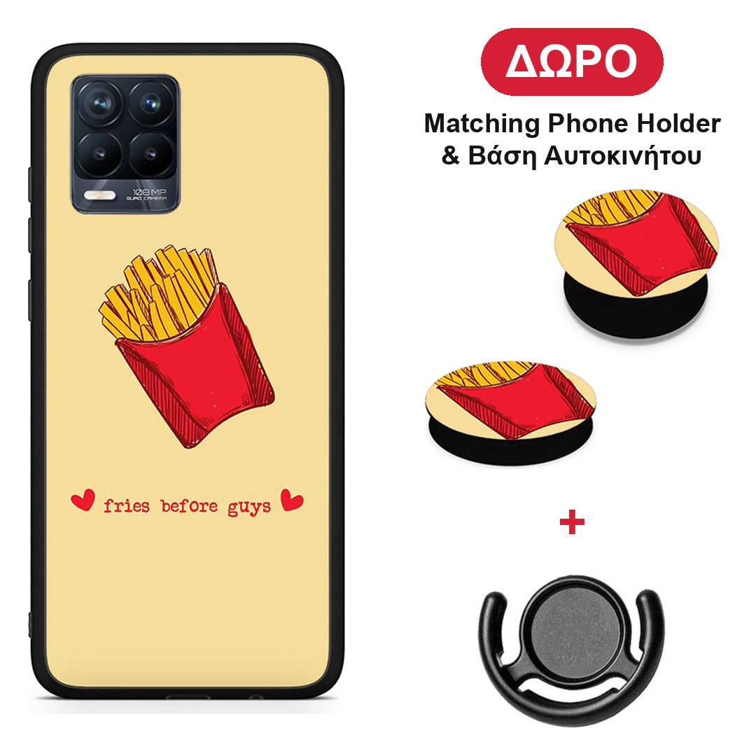Fries Before Guys - Realme 8 / 8 Pro θήκη + Δώρο Phone Holder & Βάση Αυτοκινήτου