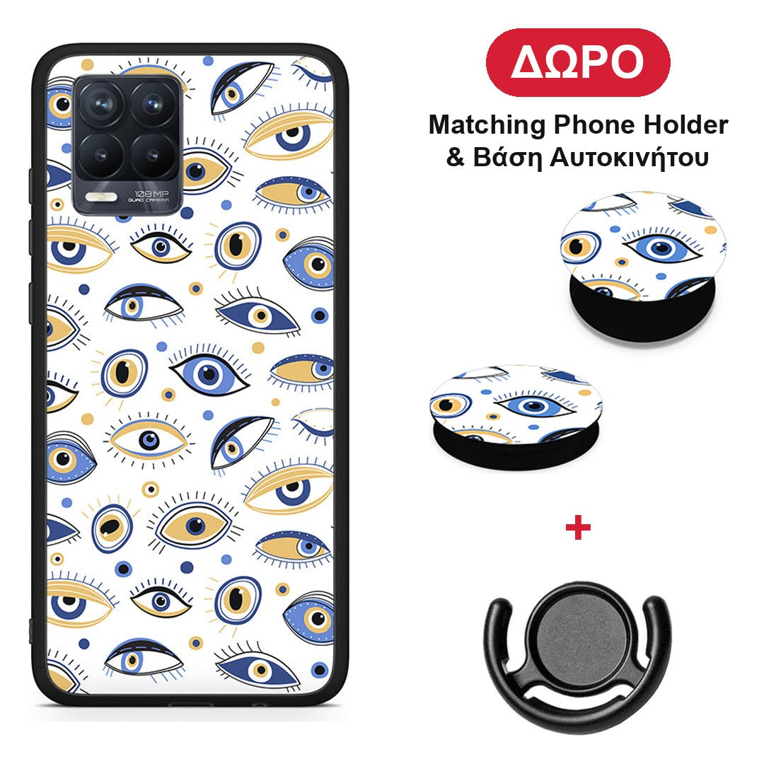Ftou Ftou - Realme 8 / 8 Pro θήκη + Δώρο Phone Holder & Βάση Αυτοκινήτου