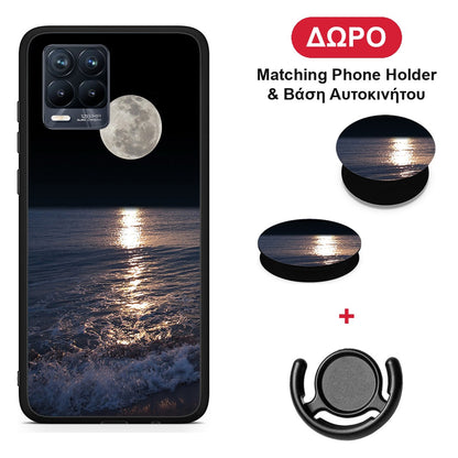 Landscape Moon - Realme 8 / 8 Pro θήκη + Δώρο Phone Holder & Βάση Αυτοκινήτου
