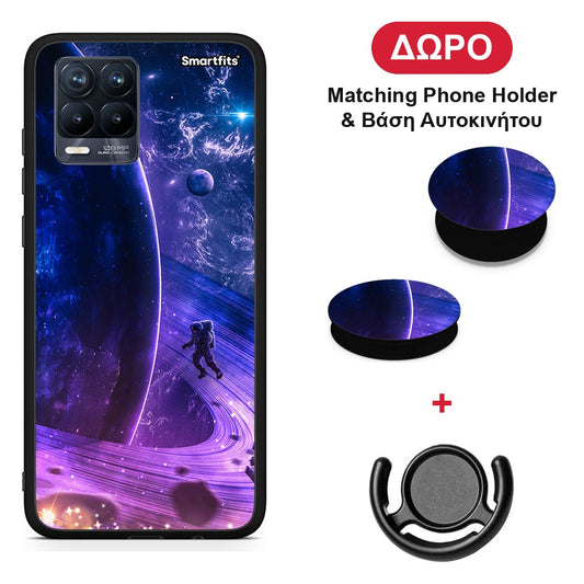 Lost Astronaut - Realme 8 / 8 Pro θήκη + Δώρο Phone Holder & Βάση Αυτοκινήτου