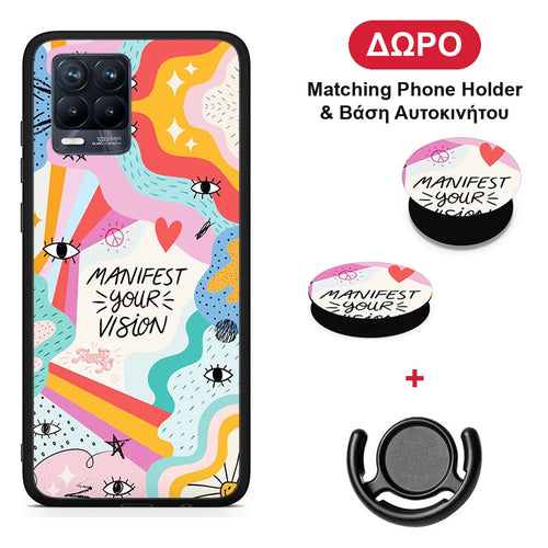 Manifest Your Vision - Realme 8 / 8 Pro θήκη + Δώρο Phone Holder & Βάση Αυτοκινήτου
