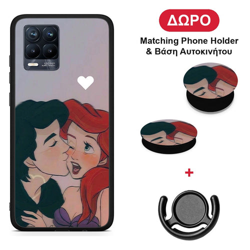 Mermaid Couple - Realme 8 / 8 Pro θήκη + Δώρο Phone Holder & Βάση Αυτοκινήτου