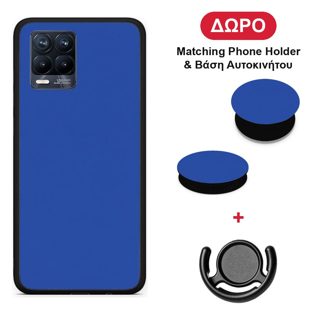 Royal Blue - Realme 8 / 8 Pro θήκη + Δώρο Phone Holder & Βάση Αυτοκινήτου
