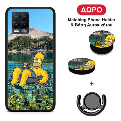 Summer Happiness - Realme 8 / 8 Pro θήκη + Δώρο Phone Holder & Βάση Αυτοκινήτου