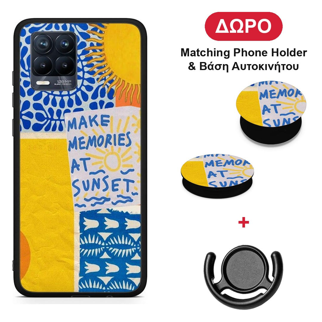 Sunset Memories - Realme 8 / 8 Pro θήκη + Δώρο Phone Holder & Βάση Αυτοκινήτου