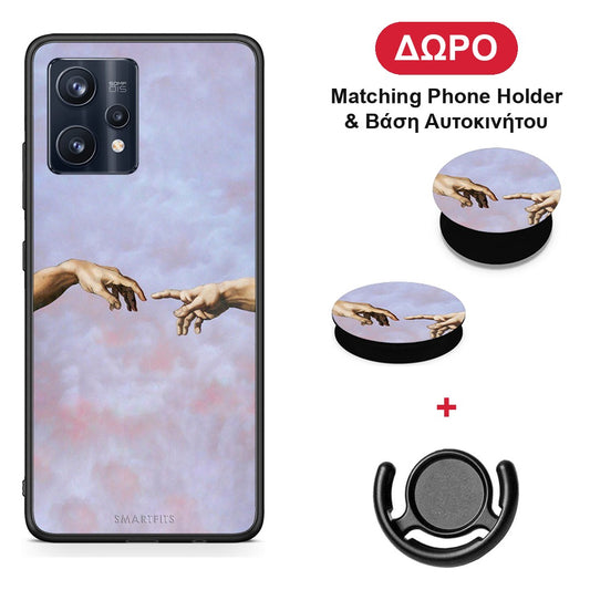 Adam Hand - Realme 9 / 9 Pro+ 5G θήκη + Δώρο Phone Holder & Βάση Αυτοκινήτου