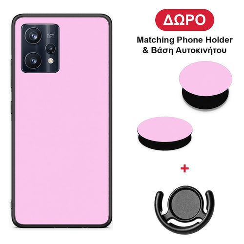 Cotton Candy Pink - Realme 9 / 9 Pro+ 5G θήκη + Δώρο Phone Holder & Βάση Αυτοκινήτου