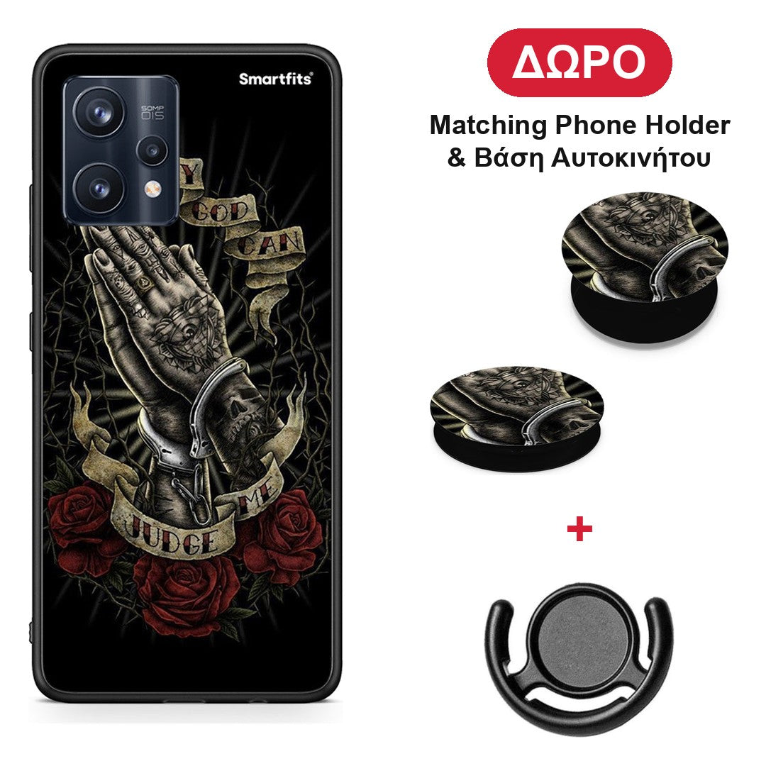 Judge By God - Realme 9 / 9 Pro+ 5G θήκη + Δώρο Phone Holder & Βάση Αυτοκινήτου