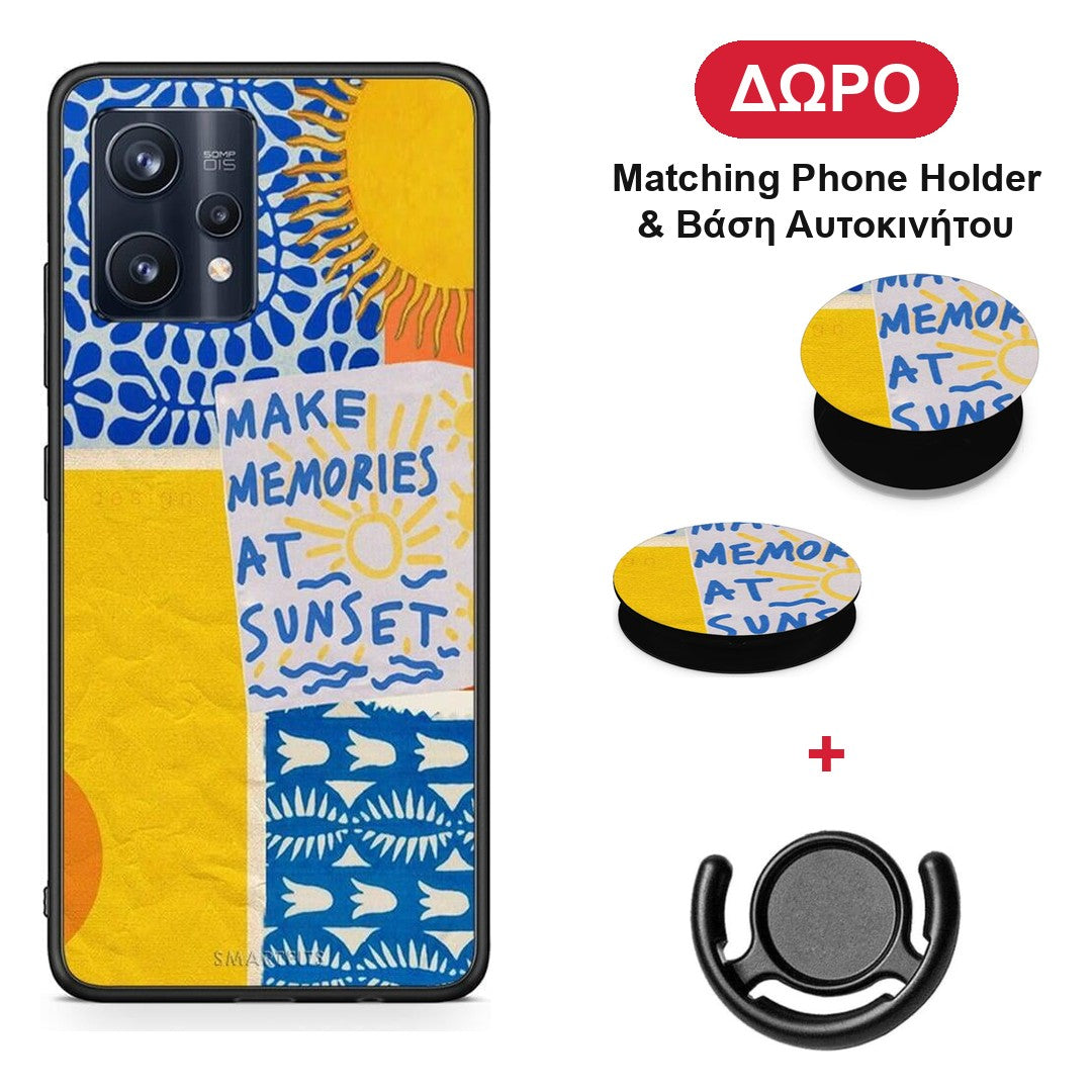 Sunset Memories - Realme 9 / 9 Pro+ 5G θήκη + Δώρο Phone Holder & Βάση Αυτοκινήτου
