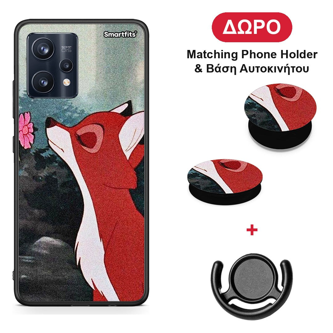 Tod And Vixey Love 2 - Realme 9 / 9 Pro+ 5G θήκη + Δώρο Phone Holder & Βάση Αυτοκινήτου