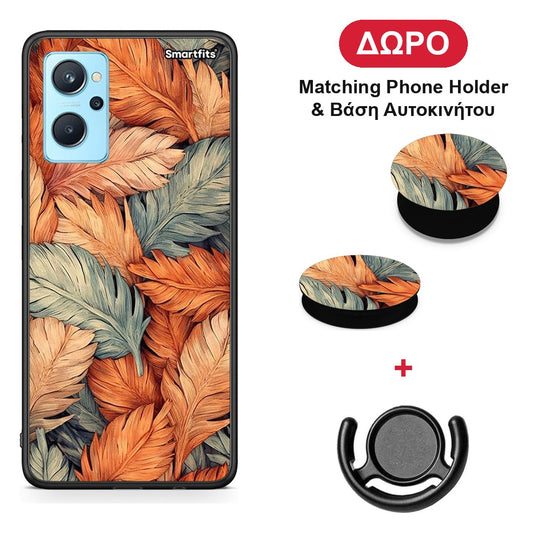 Autumn Leaves - Realme 9i θήκη + Δώρο Phone Holder & Βάση Αυτοκινήτου