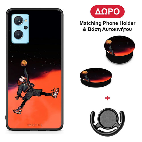 Basketball Hero - Realme 9i θήκη + Δώρο Phone Holder & Βάση Αυτοκινήτου