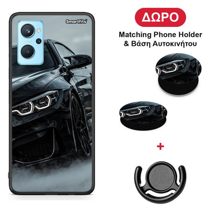 Black BMW - Realme 9i θήκη + Δώρο Phone Holder & Βάση Αυτοκινήτου