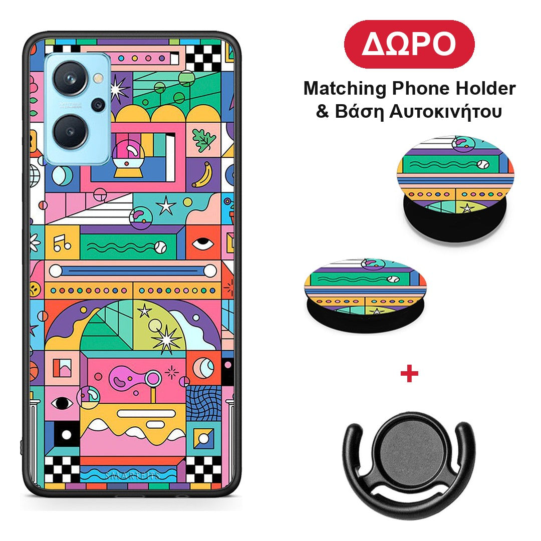 Bubbles Soap - Realme 9i θήκη + Δώρο Phone Holder & Βάση Αυτοκινήτου