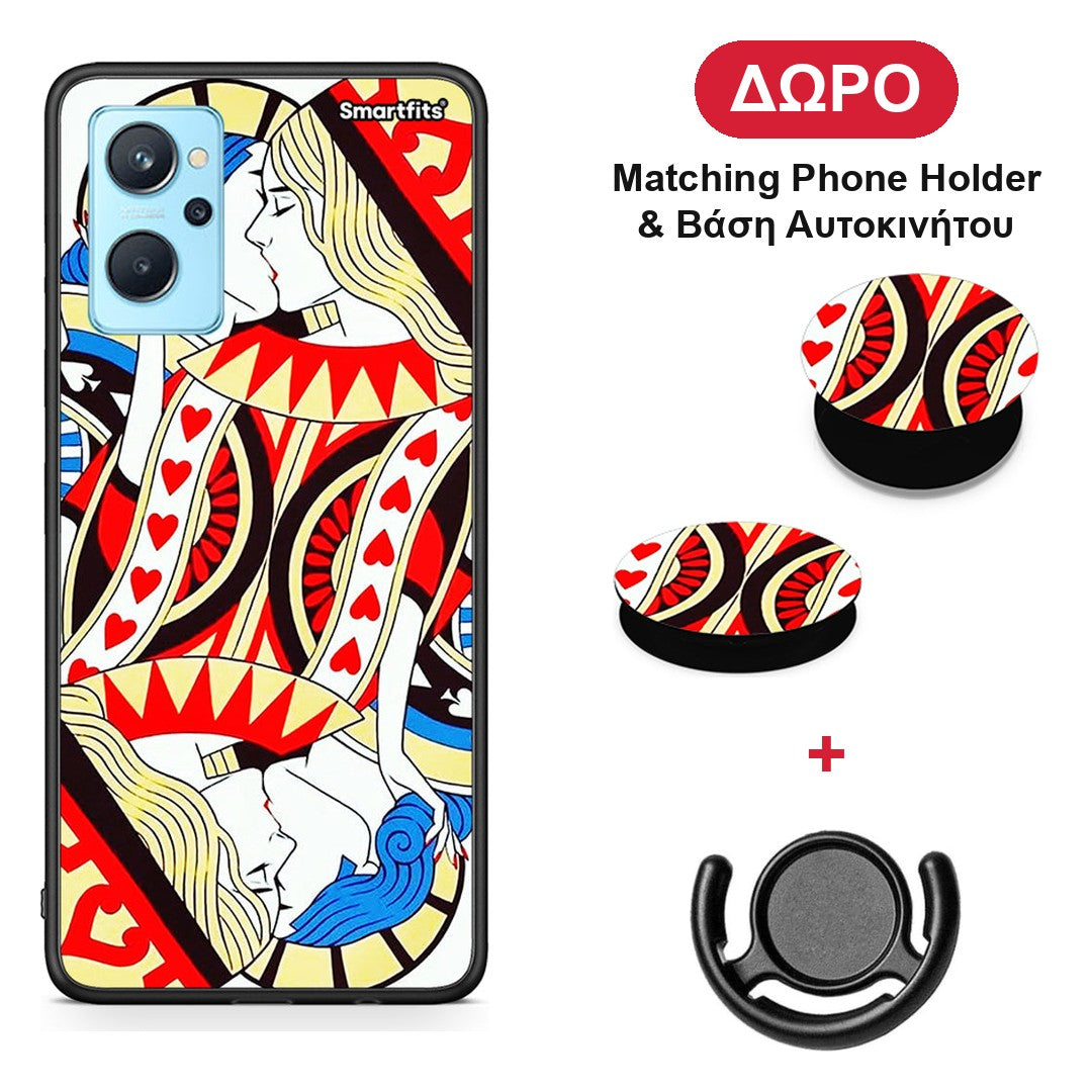 Card Love - Realme 9i θήκη + Δώρο Phone Holder & Βάση Αυτοκινήτου