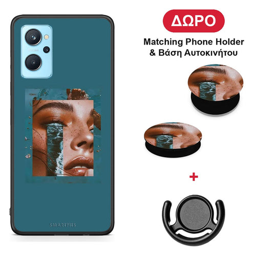 Cry An Ocean - Realme 9i θήκη + Δώρο Phone Holder & Βάση Αυτοκινήτου