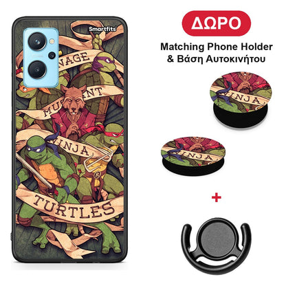 Ninja Turtles - Realme 9i θήκη + Δώρο Phone Holder & Βάση Αυτοκινήτου