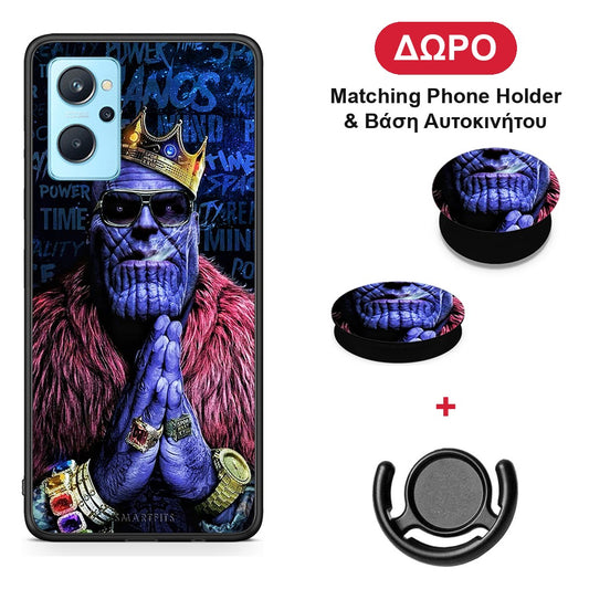 PopArt Thanos - Realme 9i θήκη + Δώρο Phone Holder & Βάση Αυτοκινήτου