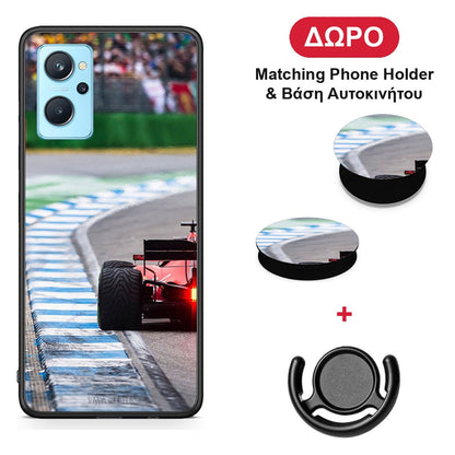 Racing Vibes - Realme 9i θήκη + Δώρο Phone Holder & Βάση Αυτοκινήτου