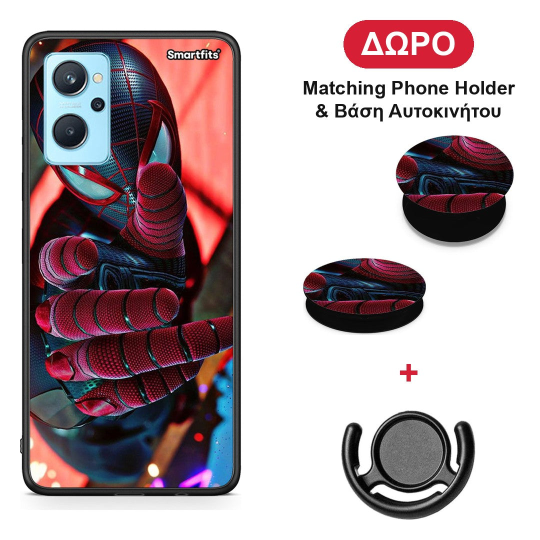 Spider Hand - Realme 9i θήκη + Δώρο Phone Holder & Βάση Αυτοκινήτου