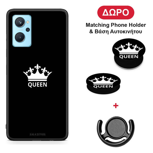 Valentine Queen - Realme 9i θήκη + Δώρο Phone Holder & Βάση Αυτοκινήτου