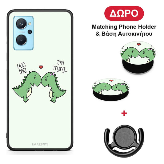 Valentine Rex - Realme 9i θήκη + Δώρο Phone Holder & Βάση Αυτοκινήτου
