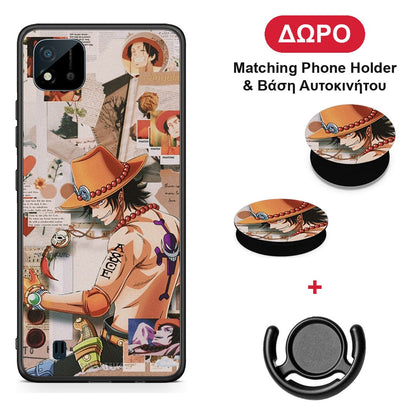 Anime Collage - Realme C11 2021 / C20 θήκη + Δώρο Phone Holder & Βάση Αυτοκινήτου