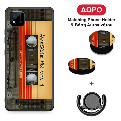 Awesome Mix - Realme C11 2021 / C20 θήκη + Δώρο Phone Holder & Βάση Αυτοκινήτου