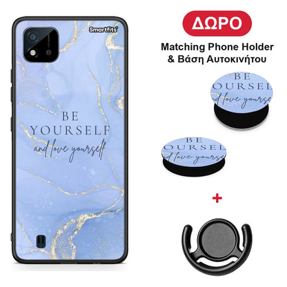 Be Yourself - Realme C11 2021 / C20 θήκη + Δώρο Phone Holder & Βάση Αυτοκινήτου