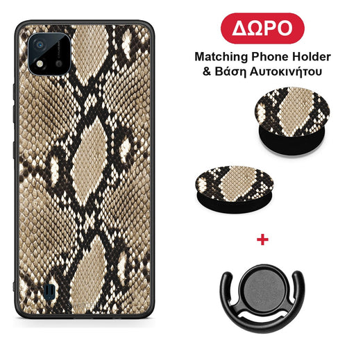 Animal Fashion Snake - Realme C11 2021 / C20 θήκη + Δώρο Phone Holder & Βάση Αυτοκινήτου