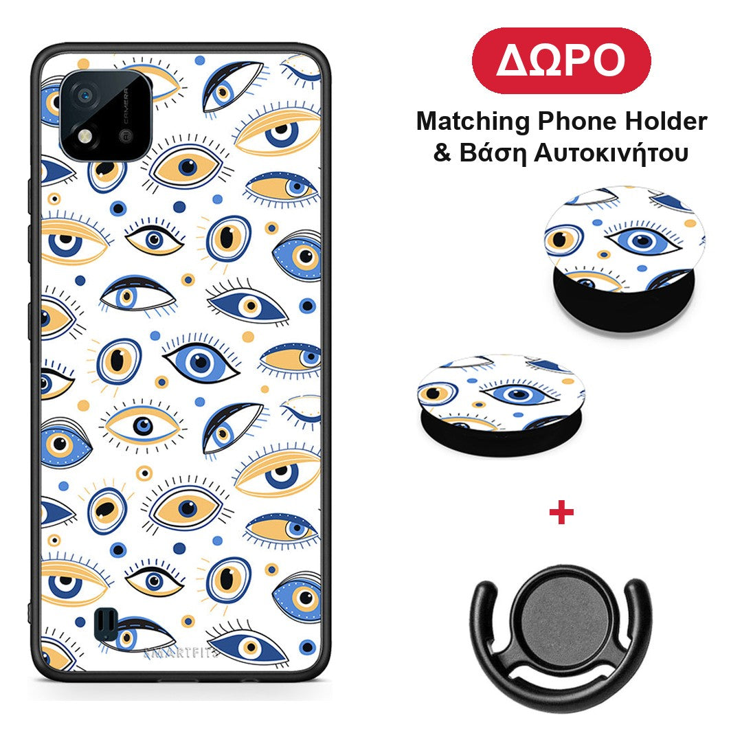 Ftou Ftou - Realme C11 2021 / C20 θήκη + Δώρο Phone Holder & Βάση Αυτοκινήτου