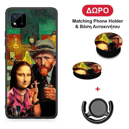 Funny Art - Realme C11 2021 / C20 θήκη + Δώρο Phone Holder & Βάση Αυτοκινήτου