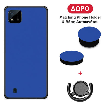 Royal Blue - Realme C11 2021 / C20 θήκη + Δώρο Phone Holder & Βάση Αυτοκινήτου