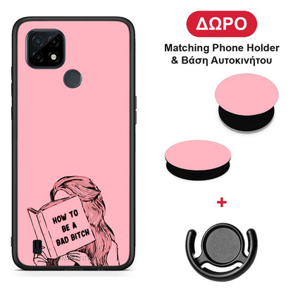 Bad Bitch - Realme C21 θήκη + Δώρο Phone Holder & Βάση Αυτοκινήτου