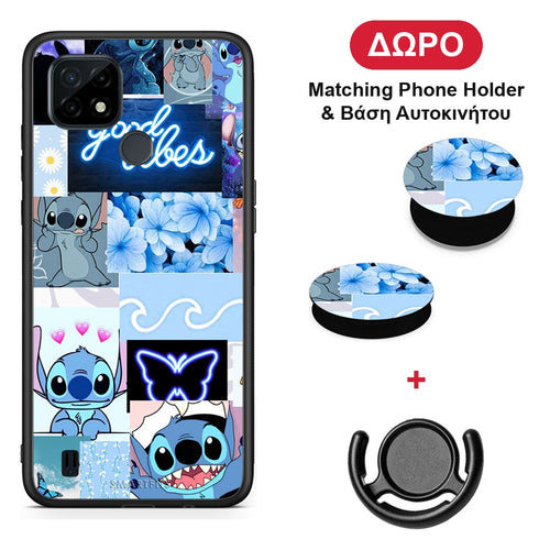 Collage Good Vibes - Realme C21 θήκη + Δώρο Phone Holder & Βάση Αυτοκινήτου