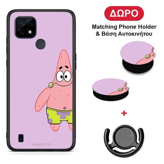 Friends Patrick - Realme C21 θήκη + Δώρο Phone Holder & Βάση Αυτοκινήτου