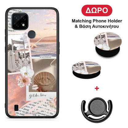 Golden Hour - Realme C21 θήκη + Δώρο Phone Holder & Βάση Αυτοκινήτου