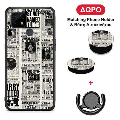 Harry Paper - Realme C21 θήκη + Δώρο Phone Holder & Βάση Αυτοκινήτου