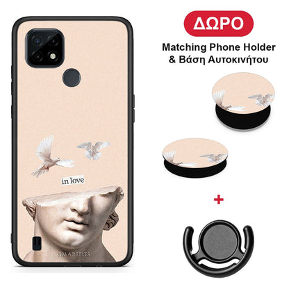 In Love - Realme C21 θήκη + Δώρο Phone Holder & Βάση Αυτοκινήτου