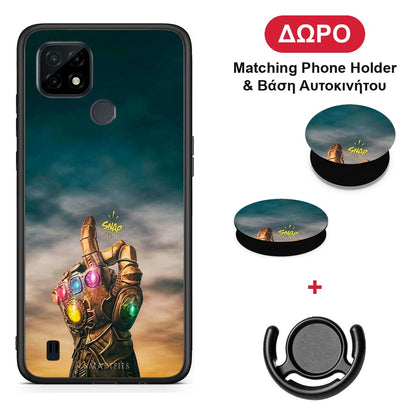 Infinity Snap - Realme C21 θήκη + Δώρο Phone Holder & Βάση Αυτοκινήτου