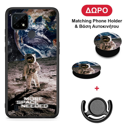 More Space - Realme C21 θήκη + Δώρο Phone Holder & Βάση Αυτοκινήτου