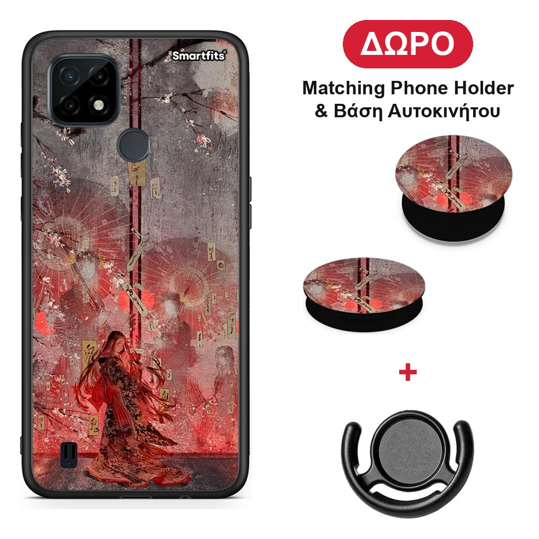 Nezuko Kamado - Realme C21 θήκη + Δώρο Phone Holder & Βάση Αυτοκινήτου