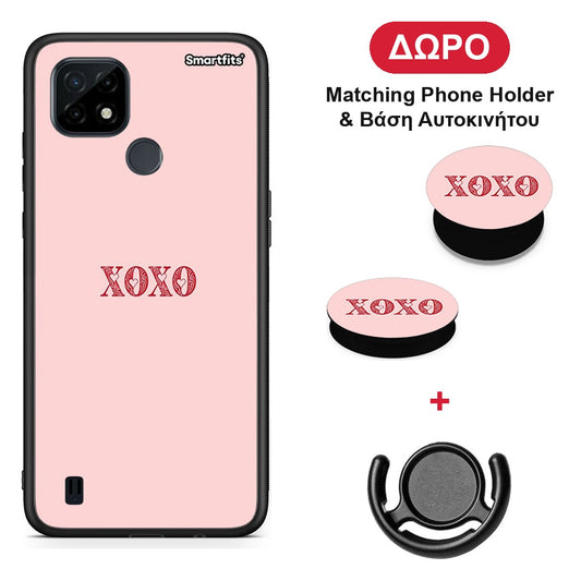 XOXO Love - Realme C21 θήκη + Δώρο Phone Holder & Βάση Αυτοκινήτου